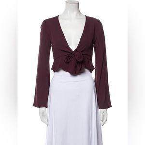 Flynn Skye Plunge Neckline Top